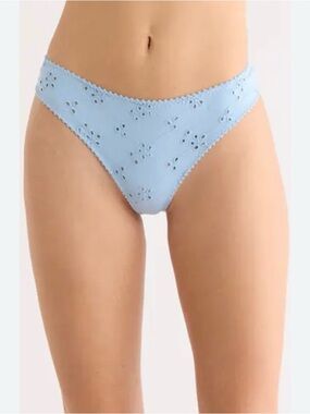 NWT Intimately Free People Homegrown Thong in Clear Sky | XL